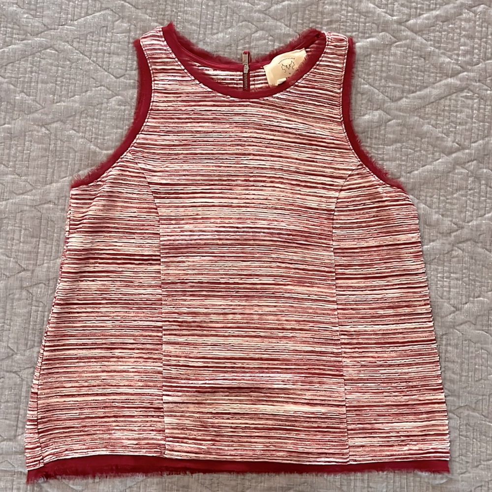 Sleeveless top from Anthropologie
